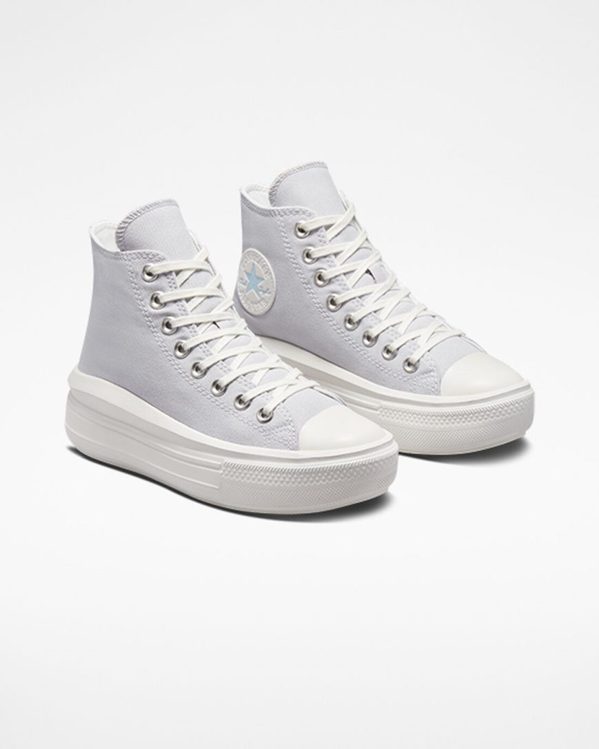 Topanky Na Platforme Converse Chuck Taylor All Star Move Vysoke Damske Nachový Biele | SK WKHSN0